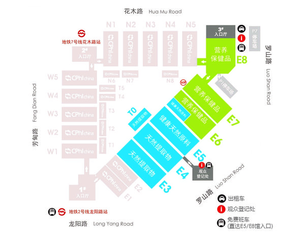 展会现场平面图 展会现场平面图