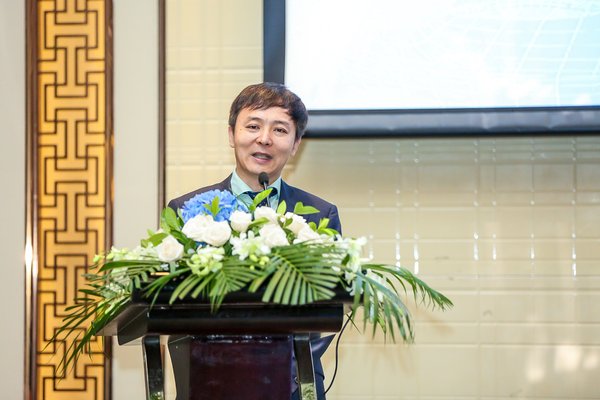 TUV莱茵青岛公司总经理王会波为论坛致辞 TUV莱茵青岛公司总经理王会波为论坛致辞