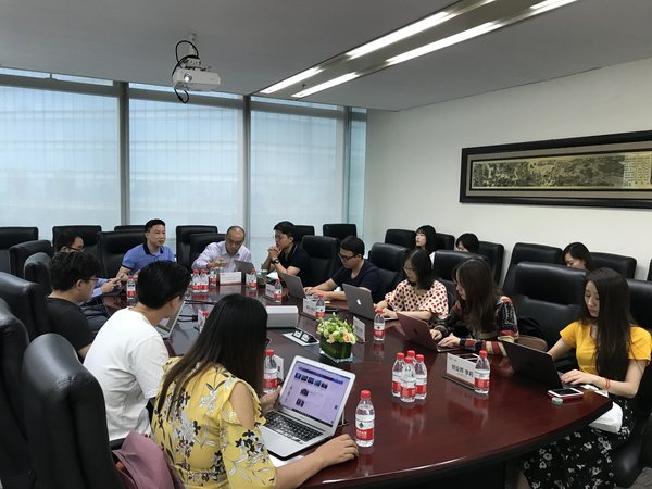 e换电A+轮融资发布会议现场