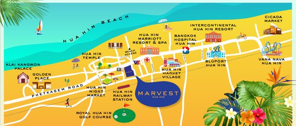 Marvest Hua Hin 地图