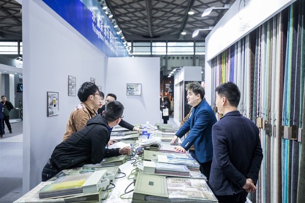 余杭家纺布艺精品区贸易洽谈图