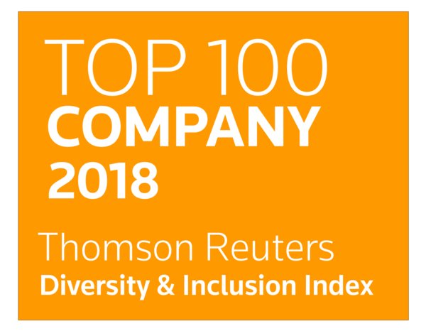 汤森路透2018年“多元化和包容性指数”全球100强公司