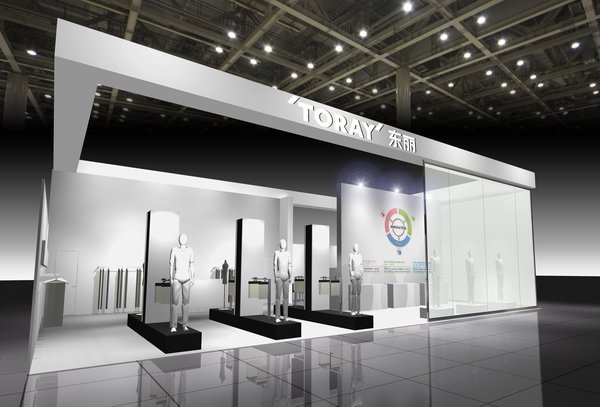 功能运动装面料馆内共同展位示意图