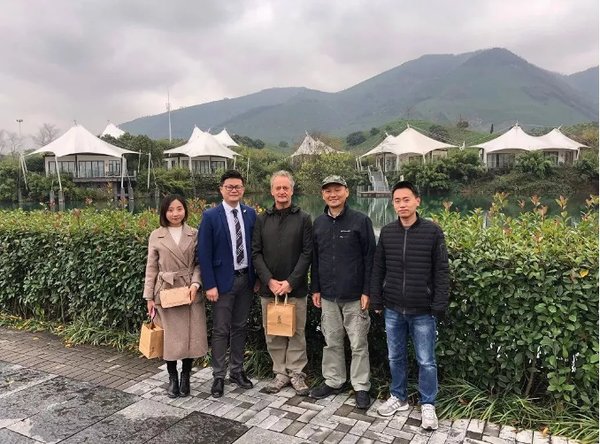 联合国世界旅游组织专家一行到访驴妈妈安吉帐篷客酒店