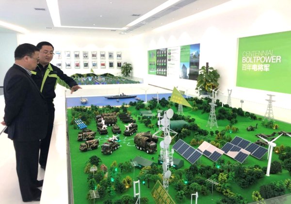 参观电将军集团展厅