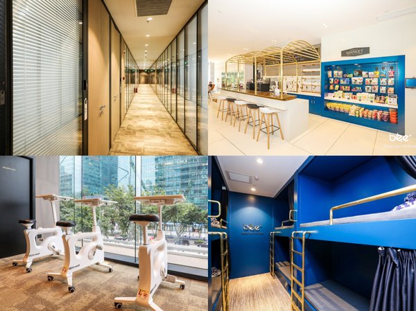 Business Space、Bee+ Market、工作健身车、午休舱
