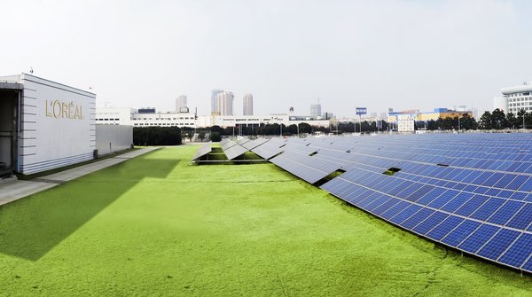 欧莱雅苏州尚美工厂太阳能板