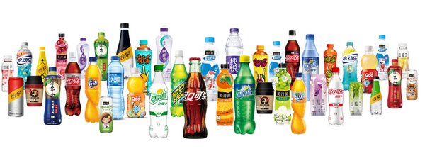 可口可乐在中国市场生产和销售的部分产品 可口可乐在中国市场生产和销售的部分产品