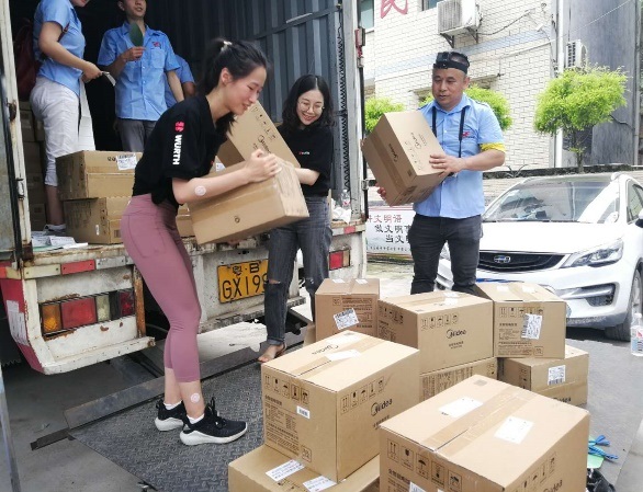 伍尔特集团紧急支援贵州灾区