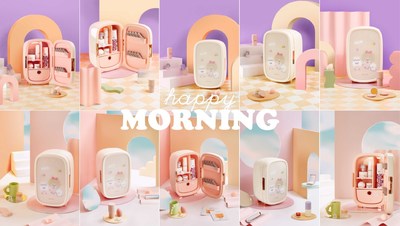 缤兔&times;RiCO双11联名HAPPY MORNING系列美妆冰箱