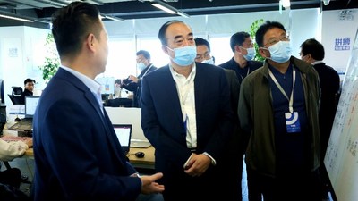 榆林市靖边县工作组一行参观普道科技