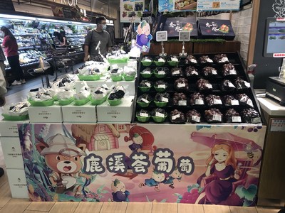 鹿溪荟爆品葡萄走进伊藤洋华堂