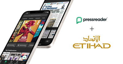 Etihad passengers now have access to over 7,000 publications through PressReader to read before, during, and long after their journey