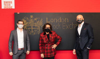 From left to right: HeiQ Group CFO Xaver Hangartner, Chairwoman of the HeiQ Board Esther Dale-Kolb and HeiQ Group CEO Carlo Centonze (Image by HeiQ)