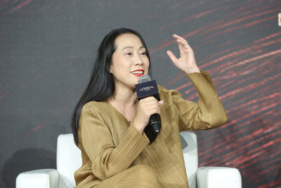 欧莱雅中国对外传播和公共事务副总裁兰珍珍女士