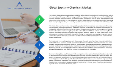 Specialty Chemicals Market will grow to US$ 912.19 Bn by 2028