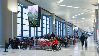 虹桥T2国内出发登机口智能屏
