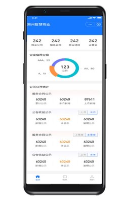 物业数字监管平台界面