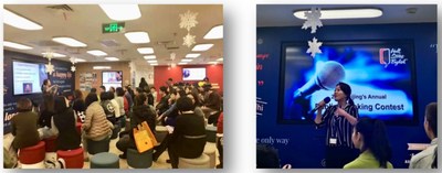 华尔街英语外教Myung Hi为学员授课 华尔街英语外教Myung Hi为学员授课