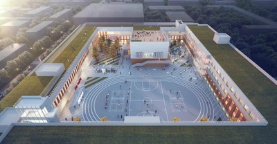 北京致知学校俯瞰图