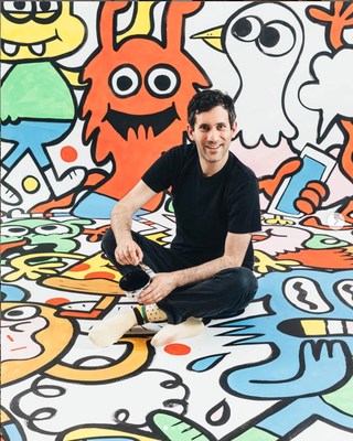 涂鸦画家Jon Burgerman
