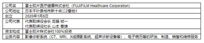 【富士胶片医疗健康株式会社概要】（截至2021年3月31日）