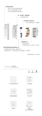 Simon M3 series新品上市 席卷无框面板新风潮