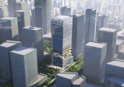 字节跳动深圳后海中心效果图 © ennead architects LLP