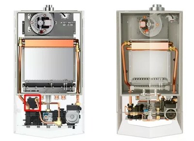 新品L1PB-V9（左）与原L1PB-S（右，无即热循环引擎）