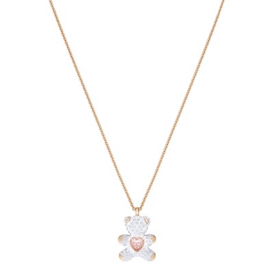 SWAROVSKI TEDDY链坠_白色