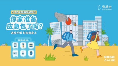“你家准备应急包了吗？”活动主题海报