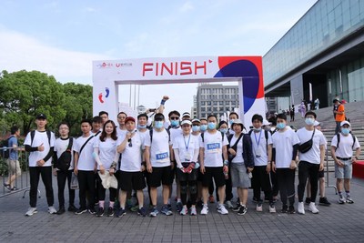 晨光彩虹公益已经连续五年参与“一个鸡蛋的暴走”项目