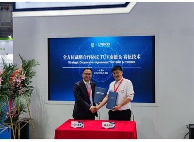 TUV南德与赛伍技术双方代表合影留念