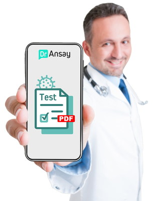 Doctor shows phone with COVID-test stock-photo edited by Can Ansay CEO Doctor shows phone with COVID-test stock-photo edited by Can Ansay CEO