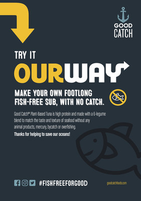Good Catch OurWay recipe cards to make you own #FISHFREEFORGOOD sub at home