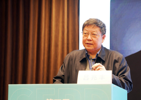 中国医疗保健国际交流促进会常务副会长吕兆丰发言